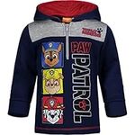 Nickelodeon Paw Patrol Toddler Boys' Half-Zip Pullover Fleece Hoodie, Blue (4T)