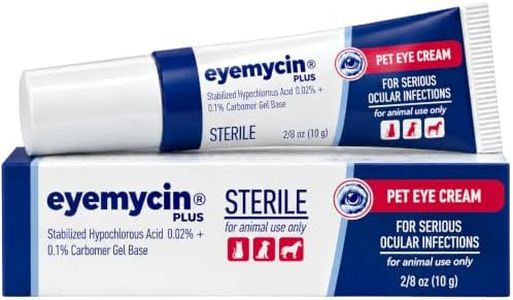 QUQU Natural EYEMYCIN Pet Eye Health for Dogs, Cats, Cattle, Sheep, Horses, Birds and Puppies, Kitten (1 Pack)