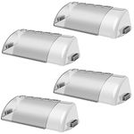 JAYZUUM Adjustable Air Vent Deflector - 8” to 14” - Magnetic Floor Vent Covers for AC, Wall, Ceiling Registers with Strong Magnetic, 4 Pack
