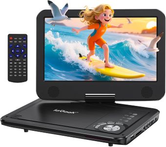 ieGeek 12.5" Portable DVD Player – Swivel Screen, Rechargeable