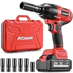 AOBEN Cordless Impact Wrench 1/2 In