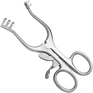 OdontoMed2011® WEITLANER RETRACTOR 4" BLUNT 2X3 PRONG STAINLESS STEEL