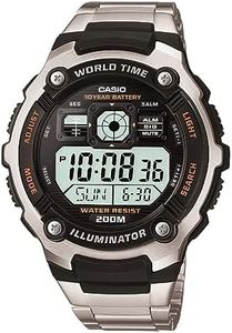 Casio Men's AE2000WD-1AV Resin and Stainless Steel Sport Watch