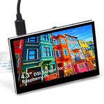 OSOYOO 4.3 inch touchscreen portable monitor DSI Interface IPS LCD Capacitive Display 800×480 for Raspberry Pi 4 3 A+ Model B B+ 2