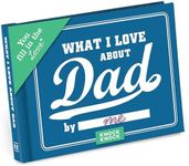 Knock Knock What I Love about Dad Fill in the Love Book Fill-in-the-Blank Gift Journal, 4.5 x 3.25-Inches