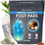 Sole Serenity Foot Pads, Zeolite, Fulvic Acid, Silica, Epsom Salt (20 Pads)