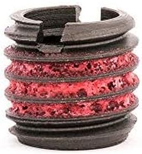 E-Z Lok Externally Threaded Insert, C12L14 Carbon Steel, Meets AISI 12L14, M5-0.8 Internal Threads, M8x1.25 External Threads, 7.49mm Length, Made in US (Pack of 10)