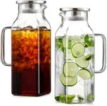 Netany 2 Pack 2 Liters/68 oz Square