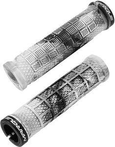 Marque Grapple Mountain Bike Handlebar Grips – Single Lock-On Ring MTB and BMX Bicycle Handle Bar with Non-Slip Grip (Urban Camo)