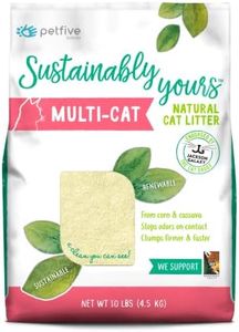 Sustainably Yours Natural Cat Litter, Multi-Cat, 10 lbs