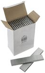 Grizzly G6056 18-Gauge Staples, 1/4-Inch Crown Galvanized, 1-Inch, 5, 000-Piece