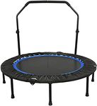 Cobuy Mini Trampoline for Adult, 48" Rebounder Trampoline, Workout Indoors and Outdoors, Adult and Children's Trampoline, for Safe Jumping Exercise, Fitness, Sport