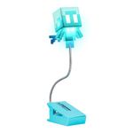 Paladone Minecraft Allay Clip On Book Light - Officially Licensed Reading Light, Clip Lamp Design with Flexible Cable, Featuring Allay Mob Shaped Head, 3 Light Modes, Battery Powered