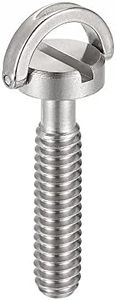 uxcell Camera Tripod Screw - 1/4" Male Mounting Screw Adapter Slotted 1.18" Length for Camera Stand Microphone Holder of Stainless Steel