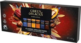 Green & Black's Organic Classic Milk & Dark Miniature Chocolate Gift Collection 180g Christmas Confectionery Chocolate