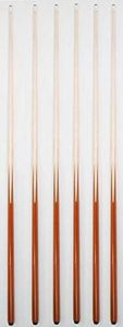 Empire USA Set of 6 Pool Cues 57" Real 4-Prong House Bar Billiard Pool Cue Stick