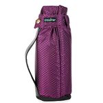 Insular Frosty Wine Beer Bottle Insulator Sleeve with built-in Gel Packs for Home Travel Picnic Bar Restaurant | Keeps Beverage Cold 4 Hours (Pansy Purple)