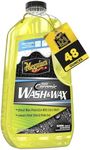 Meguiar's Hybrid Ceramic Wash & Wax - Sophisticated Car Wash Gently Cleans and Adds Shine and Slickness While Boosting Paint with Hybrid Ceramic Wax and Extreme Water Beading - 48oz