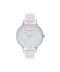 Olivia Burton Analogue Quartz Watch for Women with Blush Leather Strap - OB16BDW34