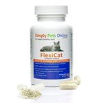 FlexiCat Cat Joint Supplement - Extra Green Lipped Mussel - Veterinarian Formulated - 60 Sprinkle Capsules - Cat Hip and Joint Care