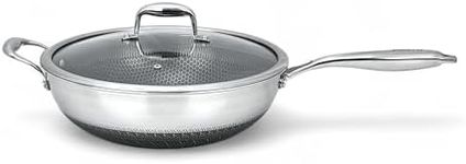 Mastir Stainless Steel Wok 30 cm wi
