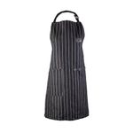 MasterChef Chef Apron for Men & Women, Cooking Apron for the Kitchen & BBQ Grilling, Premium Quality Cotton with Official Show Logo, Perfect Chef Gift, One Size Fits All, Essential Collection, Black