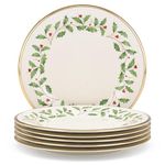 Lenox Holiday Set of 6 Dinner Plates,multi