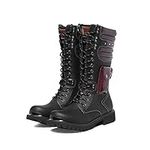 Men's Motorcycle Boots Army Backpac