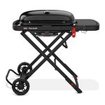 The Weber Traveler Portable Gas Grill, Stealth Edition