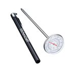 KitchenCraft KCDIALTH Meat Thermometer with Protective Sheath, Stainless Steel, Transparent/Silver