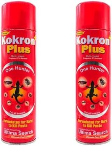 Ultima's Kokron Plus Multi Insect killer spray, Ready to Use Spray, One Hunter for All Types of Insect with Propoxur 2% Aerosol 400 Ml Each, Pack of 2