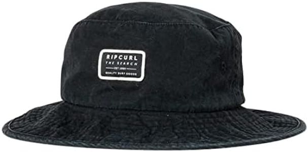 RIP CURL Crusher Wide Brim Hat, Large/X-Large Black