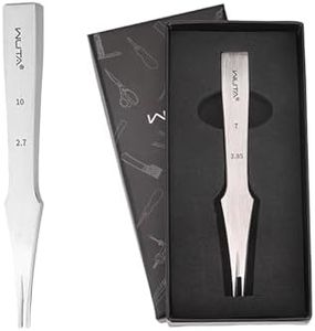 WUTA French Style Pricking Iron All-Polished Leather Die-Steel Chisel Sharp Leather Hole Punch for Leathercraft Tools (Obverse 2.7 mm 2 Teeth)