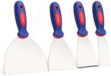 WORKPRO Putty Knife Set Stainless Steel Made 4-piece 1.5",3",4", 6"