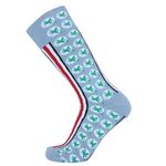 NCAA Ohio State Buckeyes Helmet Stripe Gray Dress Socks