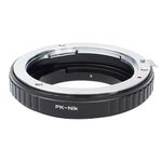 ZEZEFUFU Metal Lens Ring Adapter for Pentax K PK Lens to for Nikon F mount Adapter D780/D6/D3500/D850/D7500 Camera Body