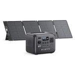 BLUETTI Portable Power Station AC50B with 120W Solar Panel Included, 448Wh/700W Solar Generator, 65W USB-C PD Output, LiFePO4 Battery Backup for Travel, Camping, Outage