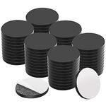 Flexible Magnetic Dot with Self Adhesive, 60 PCS Round Small Magnetic Stickers with Adhesive Backing Peel & Stick Magnets Stickers for Crafts, Office, DIY Projects
