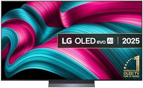 LG OLED65C55LA 65-Inch OLEDevo AI 4K UHD Smart TV, (α9 AI Processor Gen7, Dolby Atmos, Freeview Play and Amazon Alexa, 120Hz) [Model 2025]