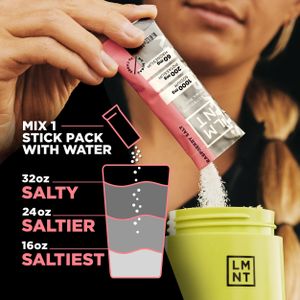 LMNT Raspberry Salt Electrolyte Drink Mix – Hydration Supplement