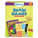 Skillmatics Educational Game - Brain Games, Reusable Activity Mats with Dry Erase Marker, Gifts, Travel Toy, Ages 6 and Up