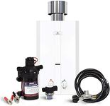 Eccotemp L10 Portable Water Heater w/ EccoFlo Diaphragm 12V Pump and Strainer