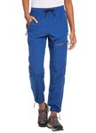 BALEAF Women's Outdoor Hiking Trousers Waterproof Quick-Drying Lightweight Trekking Trousers Capris UV Protection UPF 50 Functional Trousers with Zip Pocket, Sea blue-petite, S