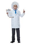 California Costumes Albert Einstein/Physicist Costume, Small, White/Blue