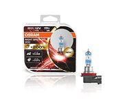 OSRAM NIGHT BREAKER 200, H11, Up to 200% More Brightness, Halogen Headlight Bulb, 64211NB200, 12V Car, Double Box (2 Bulbs)