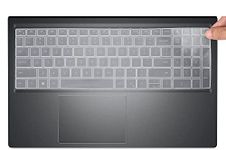 RAYA Silicone Keyboard Skin Cover for Dell Inspiron 15 ( 3520 3530 3535 ) Dell Vostro 15 ( 3510 3520 3525 3530 3535 ) & Dell Vostro 16 ( 5620 5630 5635 ) Laptops (Transparent)