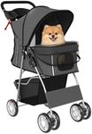 PawHut Dog Pram, Foldable Pet Strol