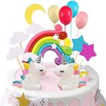 15 Pcs Unicorn Cake Toppers Cloud R