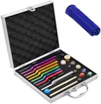 Colored Solfeggio Tuning Forks Set,