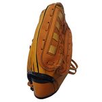 VIGOURZONE Yellow Brown Leather Baseball Glove